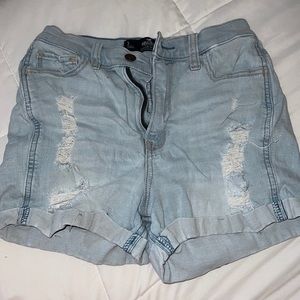 Hollister ultra high-rise jean shorts, 3” inseam